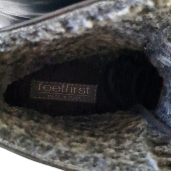 Feetfirst. Leather Heeled Boots. Black. Size 37 EU - Picture 12 of 15